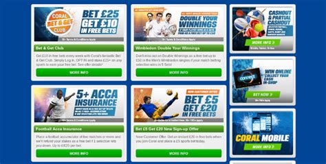 coral betting offers.